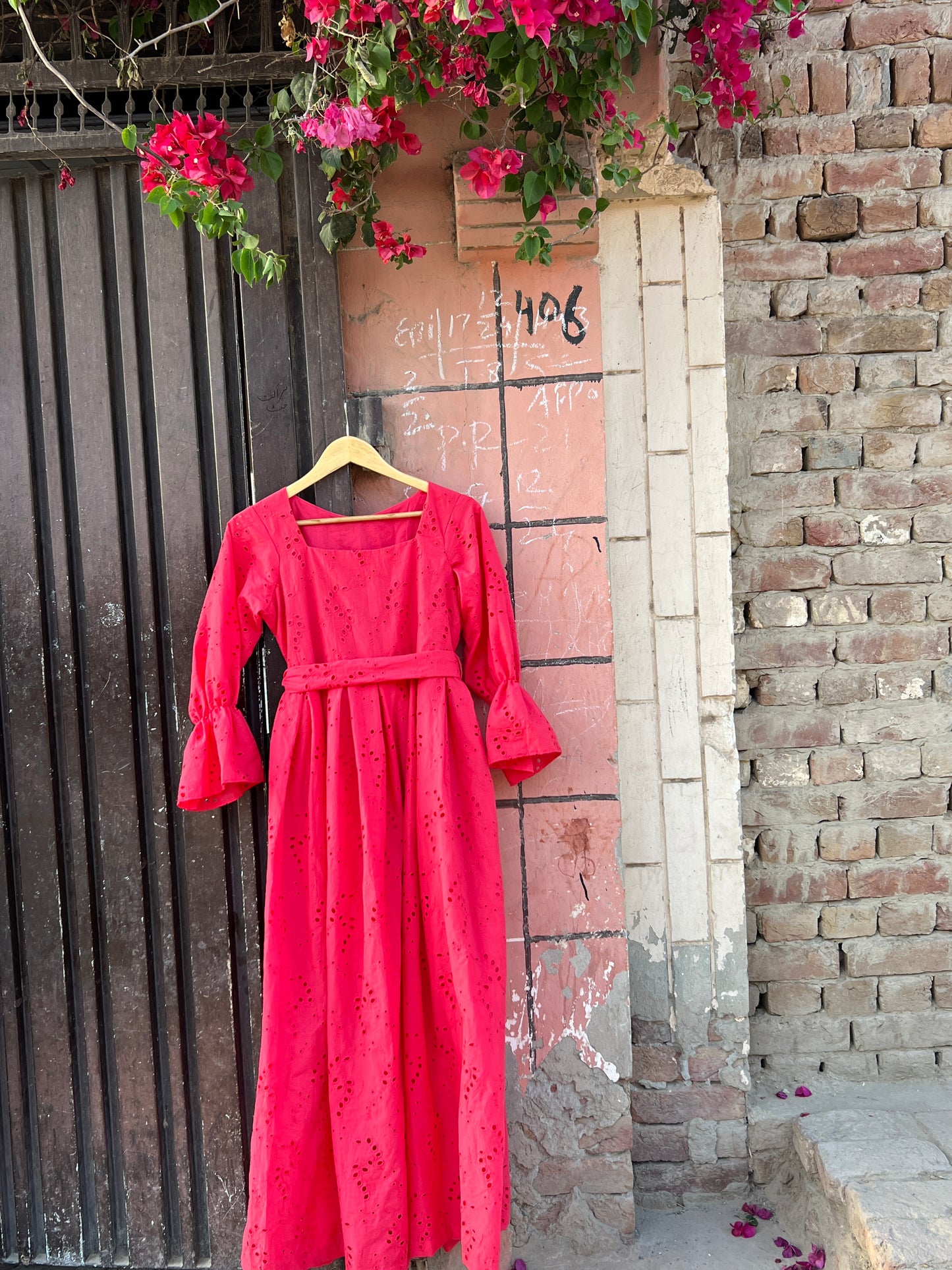 Bloom chikankari dress