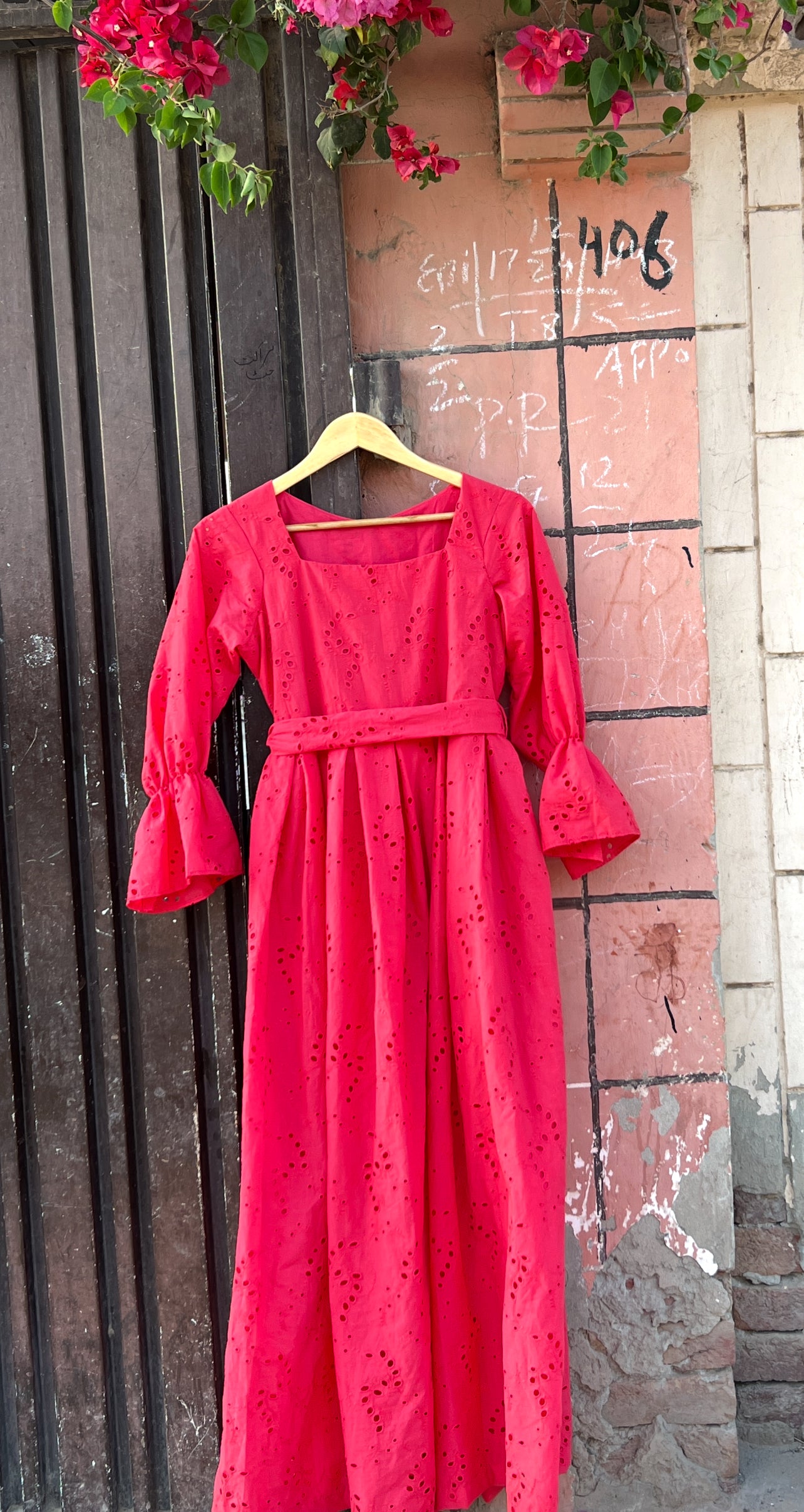 Bloom chikankari dress