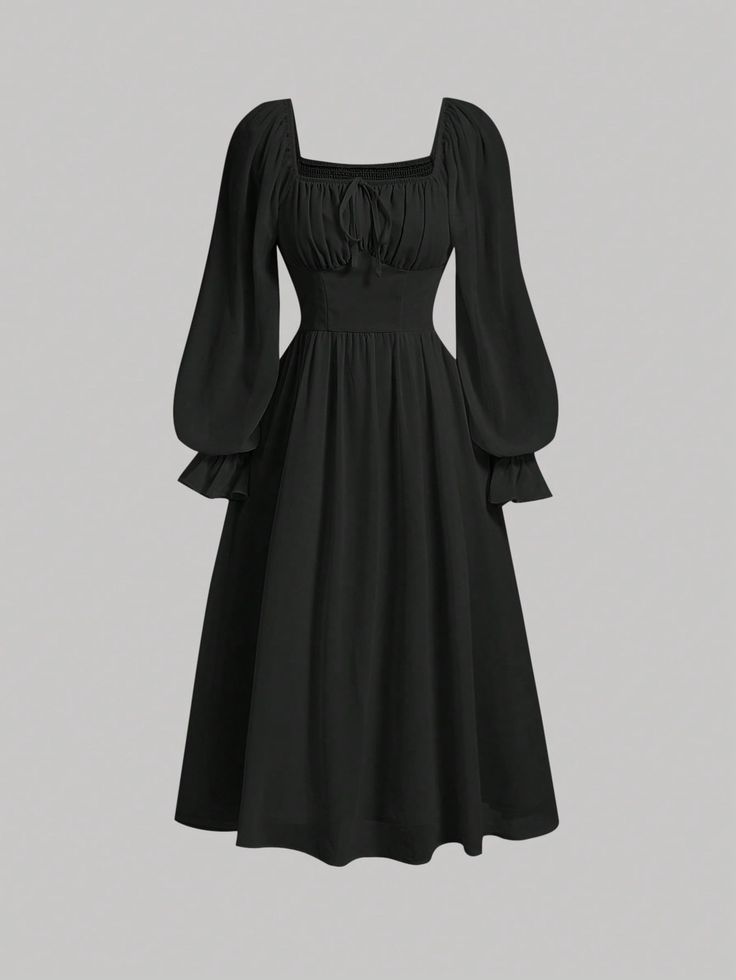 Square Neck Dress-Bust 34