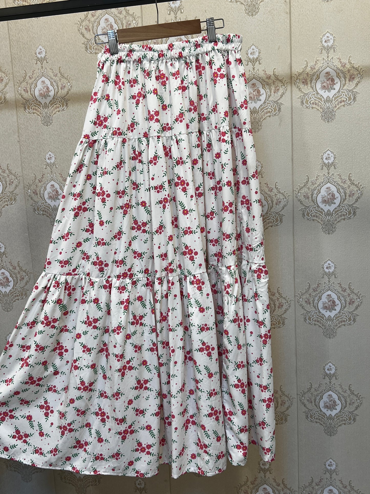 Floral Three tiered Skirt