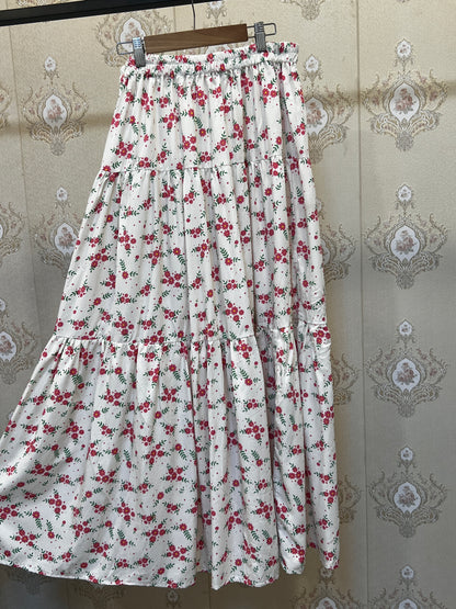 Floral Three tiered Skirt