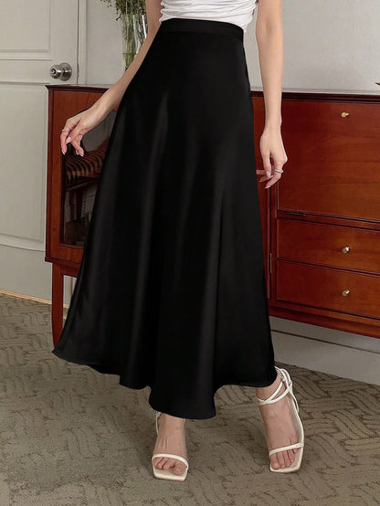 Black umbrella skirt