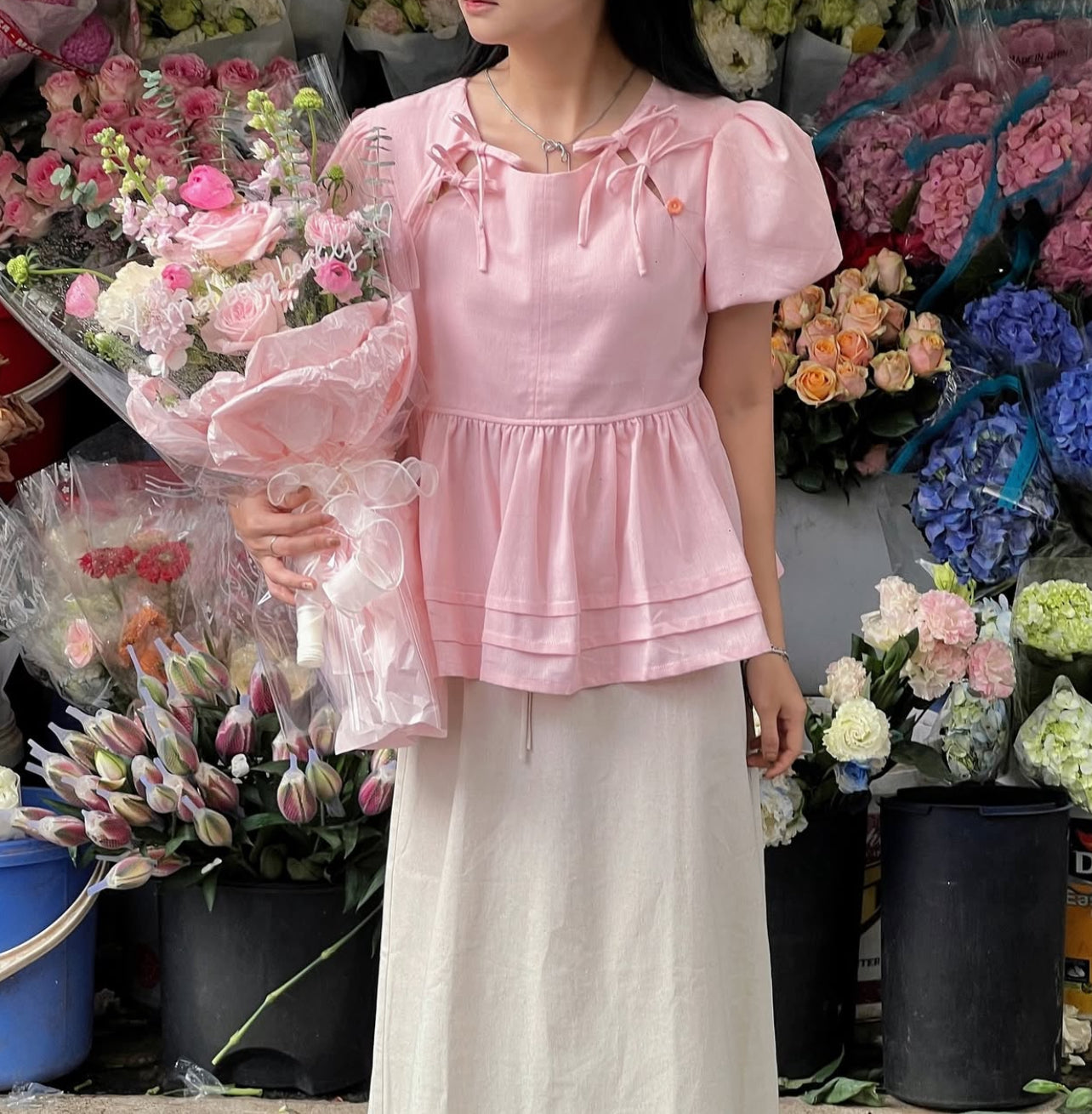 Dusty rose top