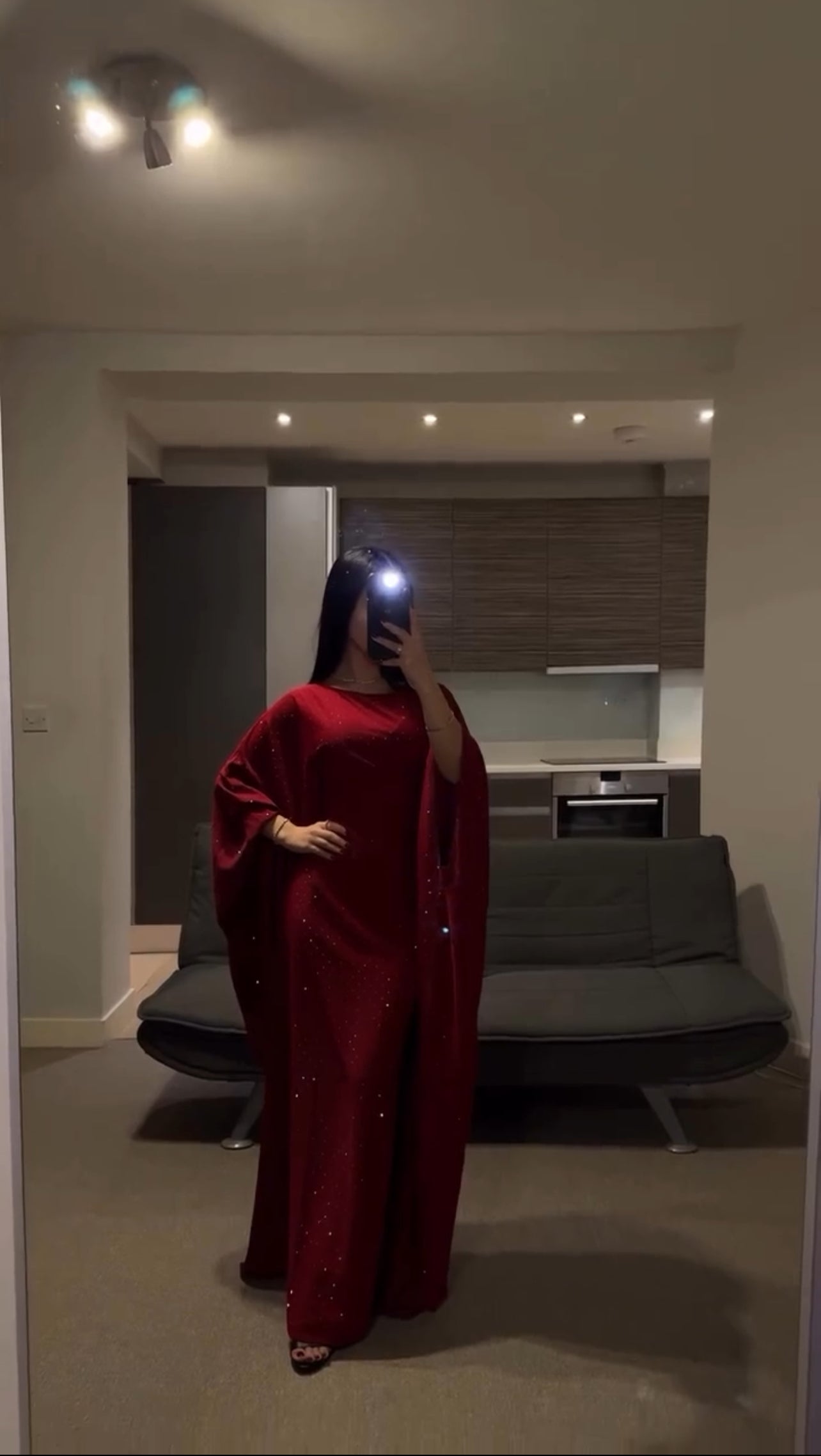 Luxe stone kaftan