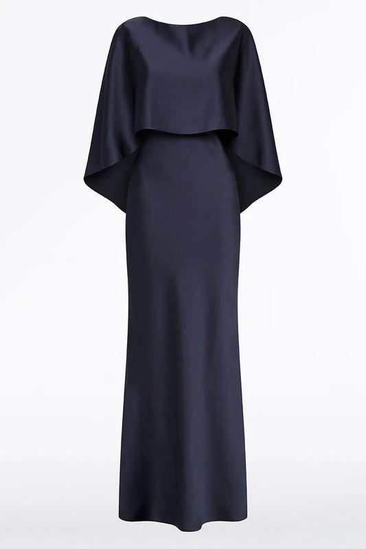 Sapphire cape dress
