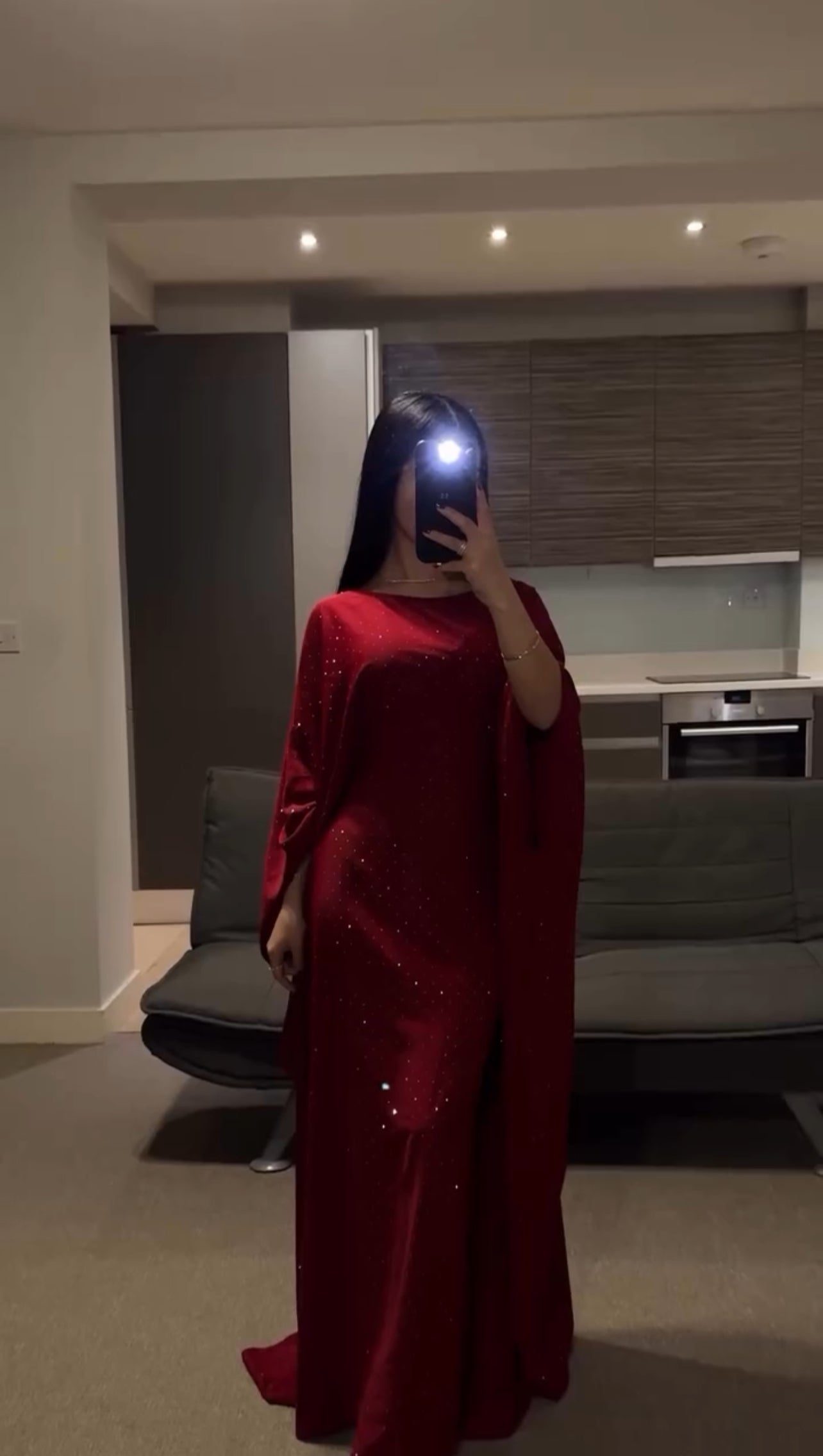 Luxe stone kaftan