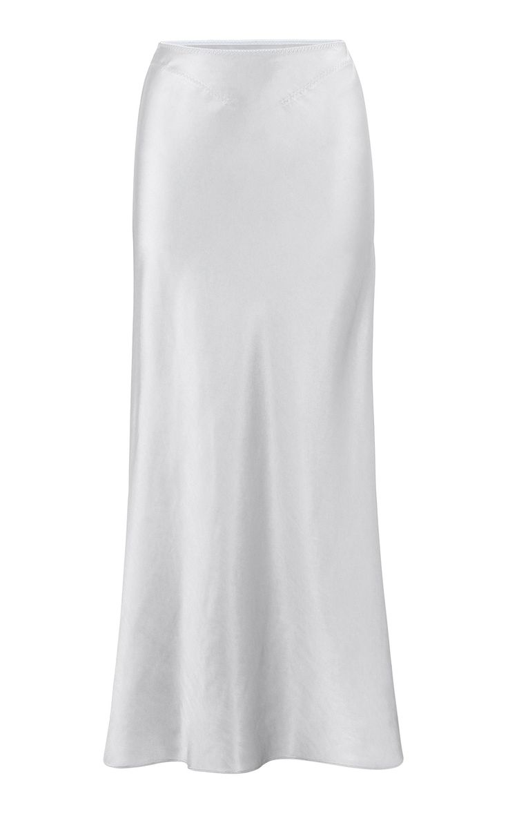 pearl satin skirt