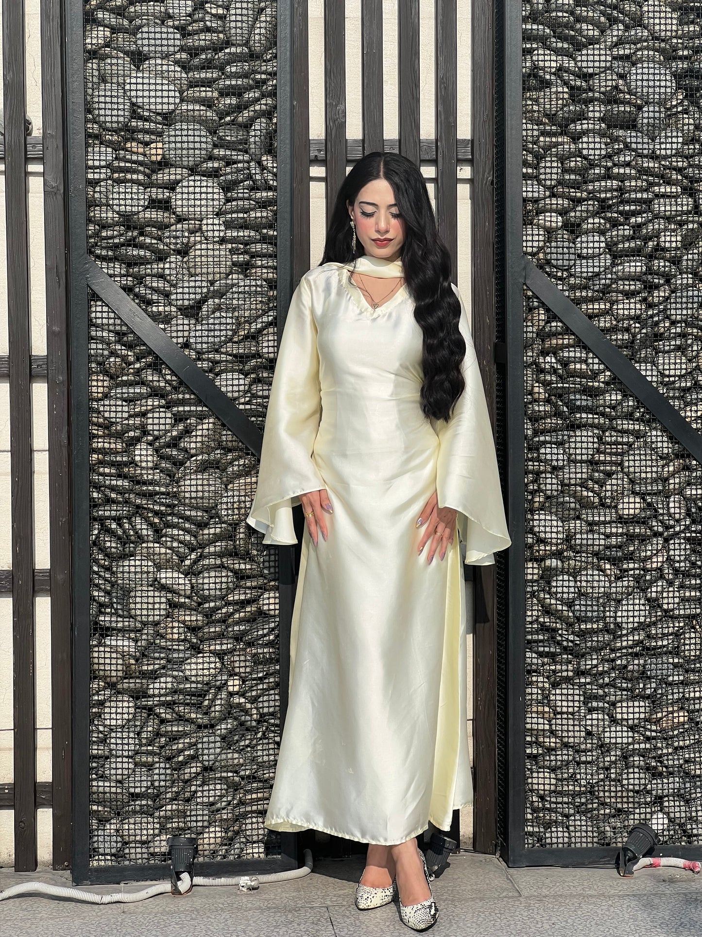 Ivory Silk Dress