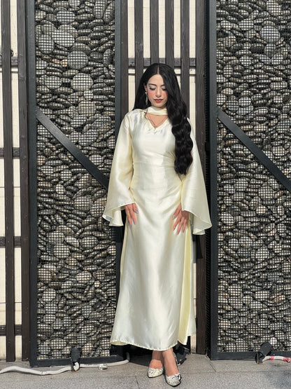 Ivory Silk Dress