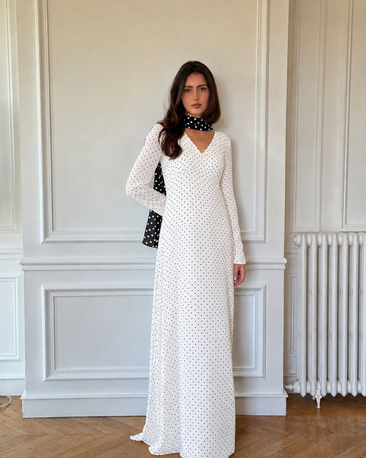 Noir Polka dress