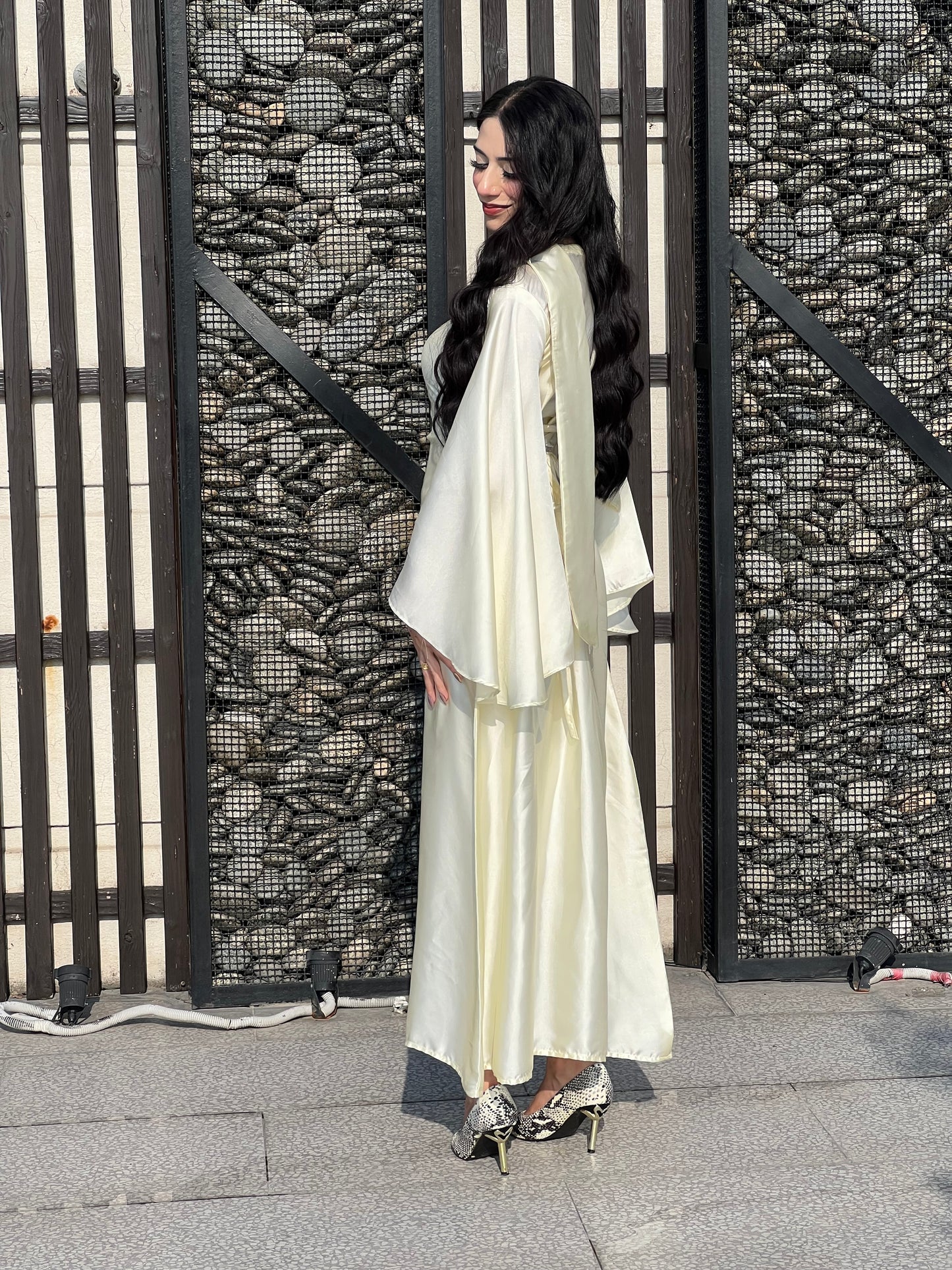 Ivory Silk Dress