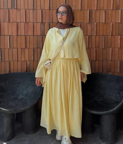 Luna butter yellow set