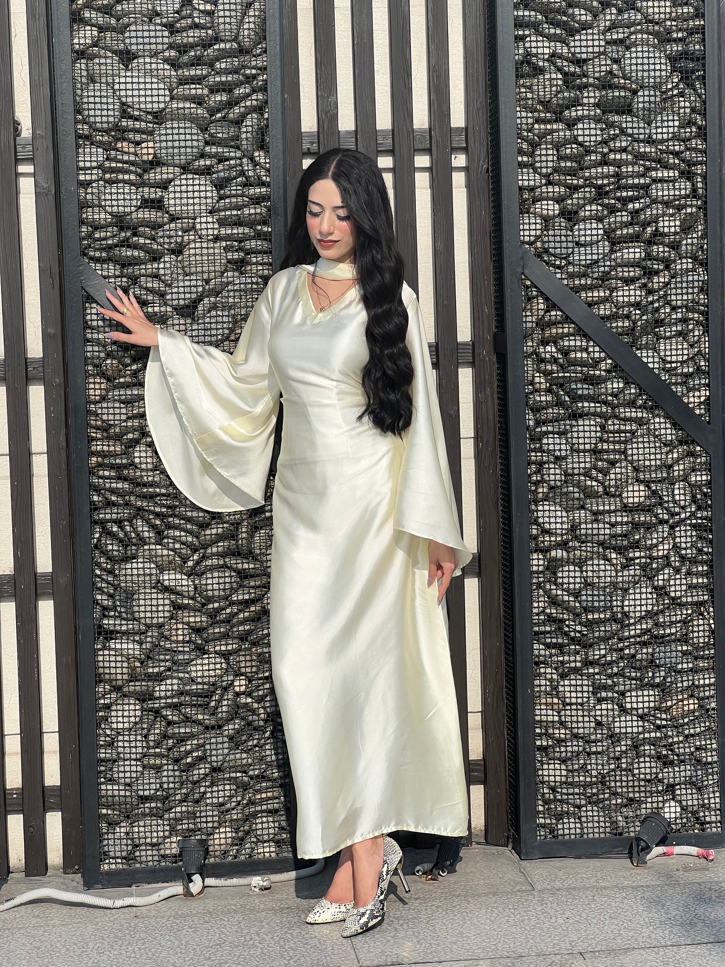 Ivory Silk Dress