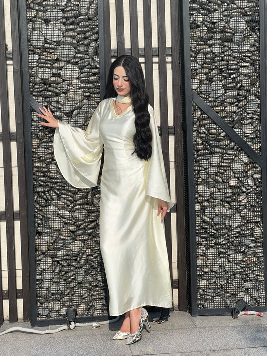 Ivory Silk Dress