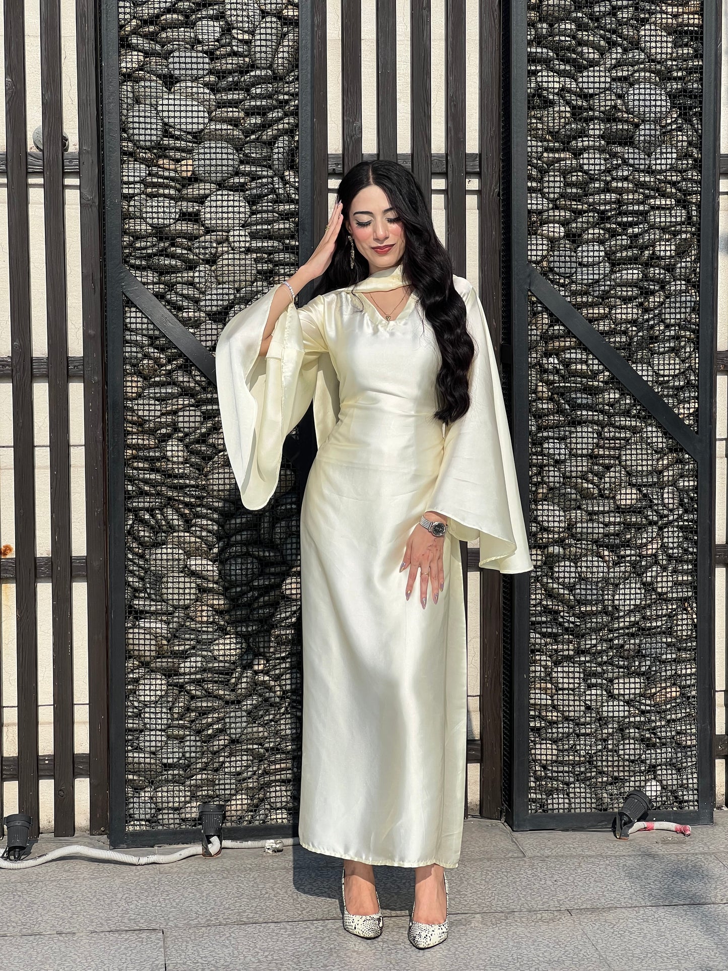 Ivory Silk Dress