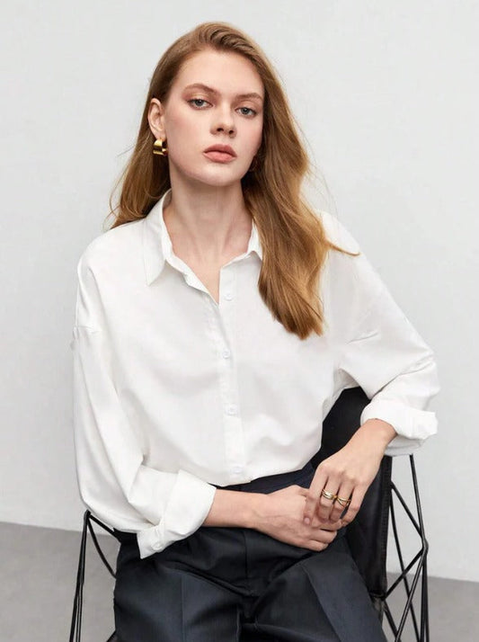 solid button down shirt