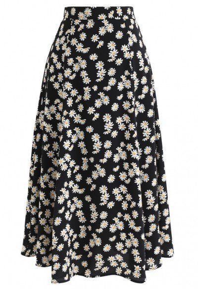 Floral Midi Skirt
